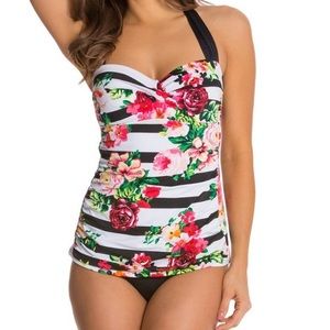 Jantzen ✧ Harbour Beauty Halter Vamp Swim Dress